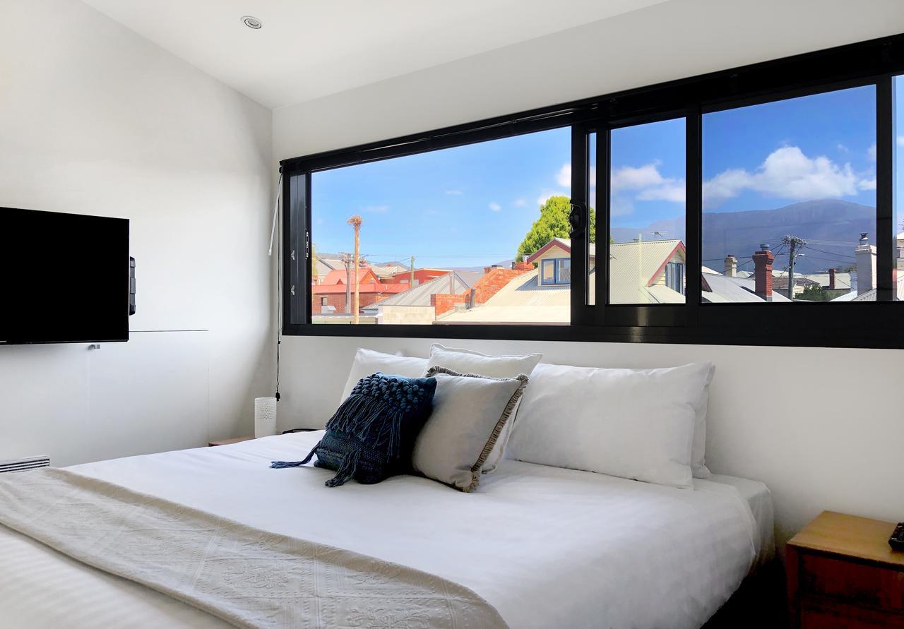 Sullivans Cove Apartments Hobart Luaran gambar A bedroom